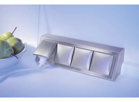 Steckdosenelement Hadir St4 - Edelstahlfarben, ROMANTIK / LANDHAUS, Metall (26,6cm) Steckdosenelement Hadir St4 - Edelstahlfarben, ROMANTIK / LANDHAUS, Metall (26,6cm)