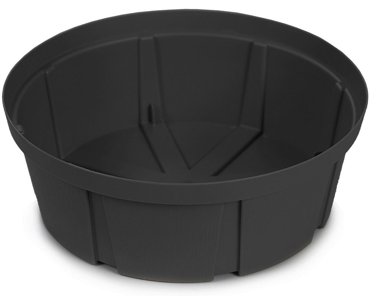 Anzuchtbeet Kunststoff 6 L D: 23,5 Cm - Anthrazit, Basics, Kunststoff (23,5/32,5/23,5cm)