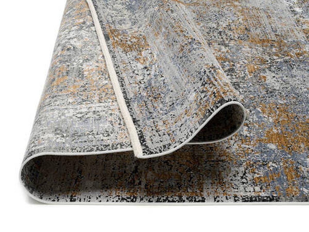 Webteppich Le Mans 67x130 cm - Multicolor/Hellgrau, Design, Textil (67/130cm) - Dieter Knoll
