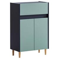 Unterschrank Lovis U 570 - Eschefarben/Dunkelblau, MODERN, Holzwerkstoff (56,9/90,3/33,0cm) - MID.YOU