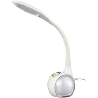 LED-Schreibtischlampe Regina dimmbar Weiß, Flexarm, Touch - Weiß, MODERN, Kunststoff (53cm) - Luca Bessoni