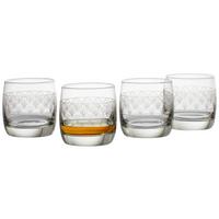 Whiskyglas Paradisio 4er-Set Je ca. 300 ml - Transparent, Trend, Glas (19/15,5/24cm) - Creatable