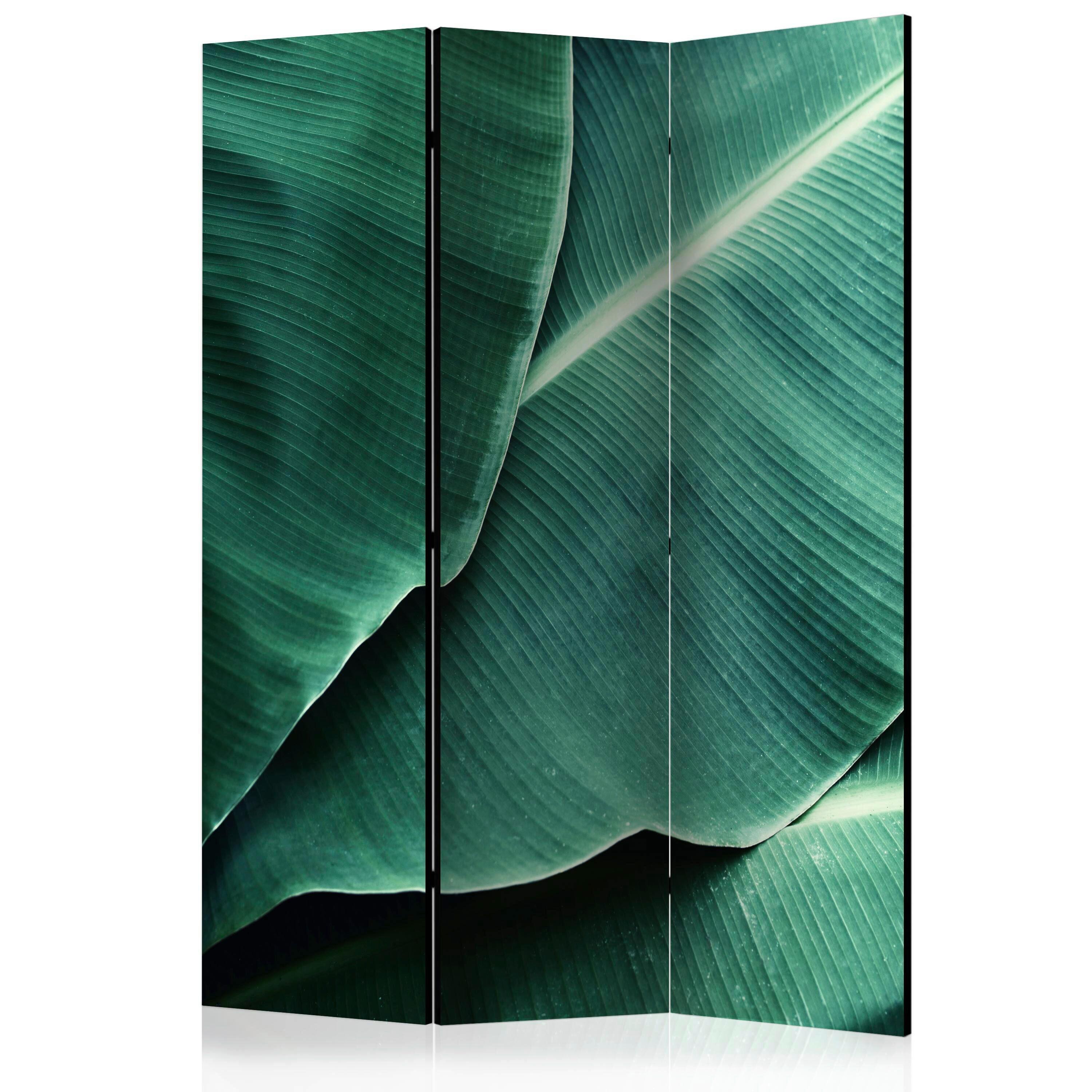 Paravent Dunkelgrün Mintgrün B: 135 cm