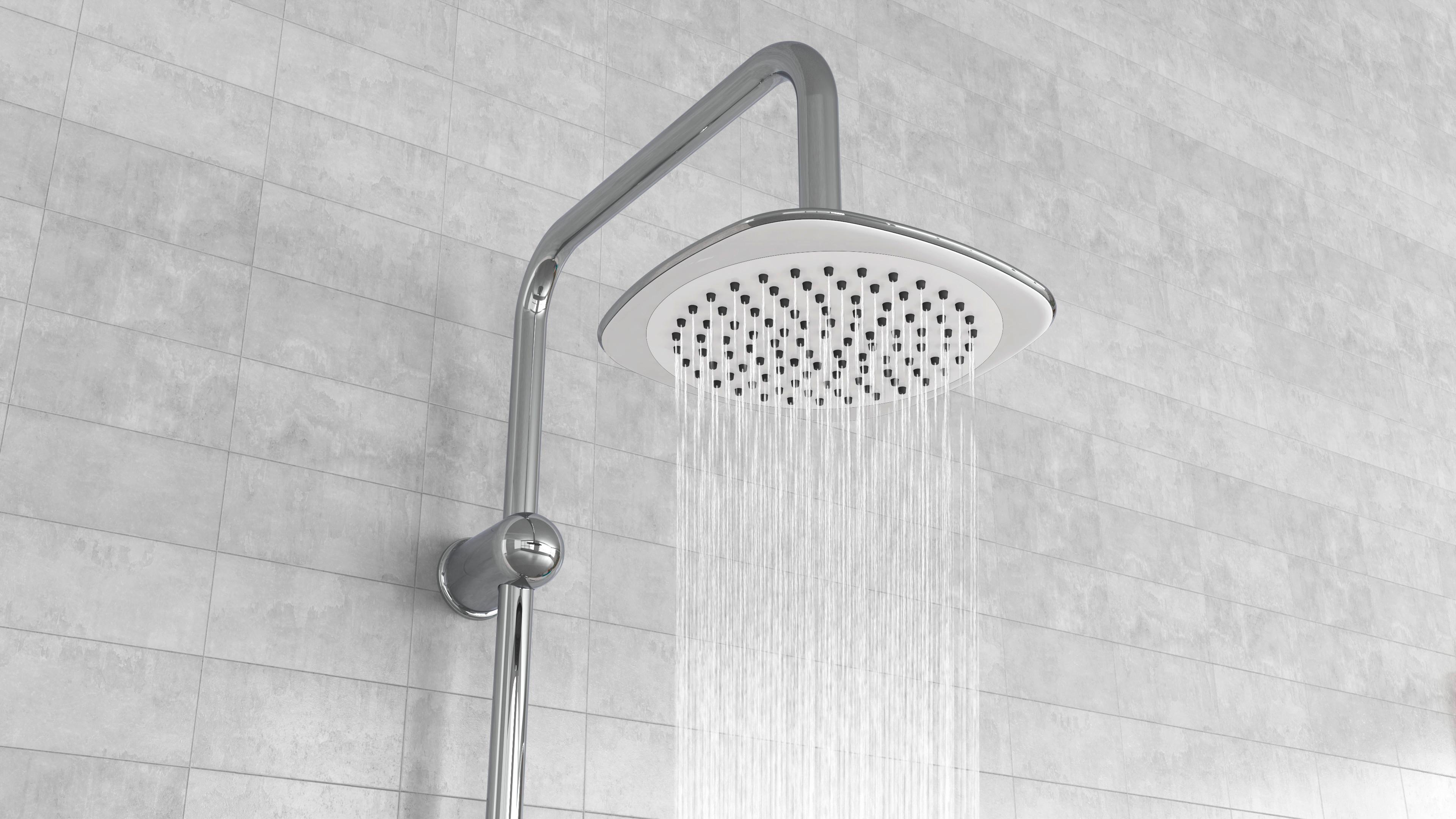 Überkopf-Brauseset mit Regendusche, Handbrause und Hebel-Umsteller