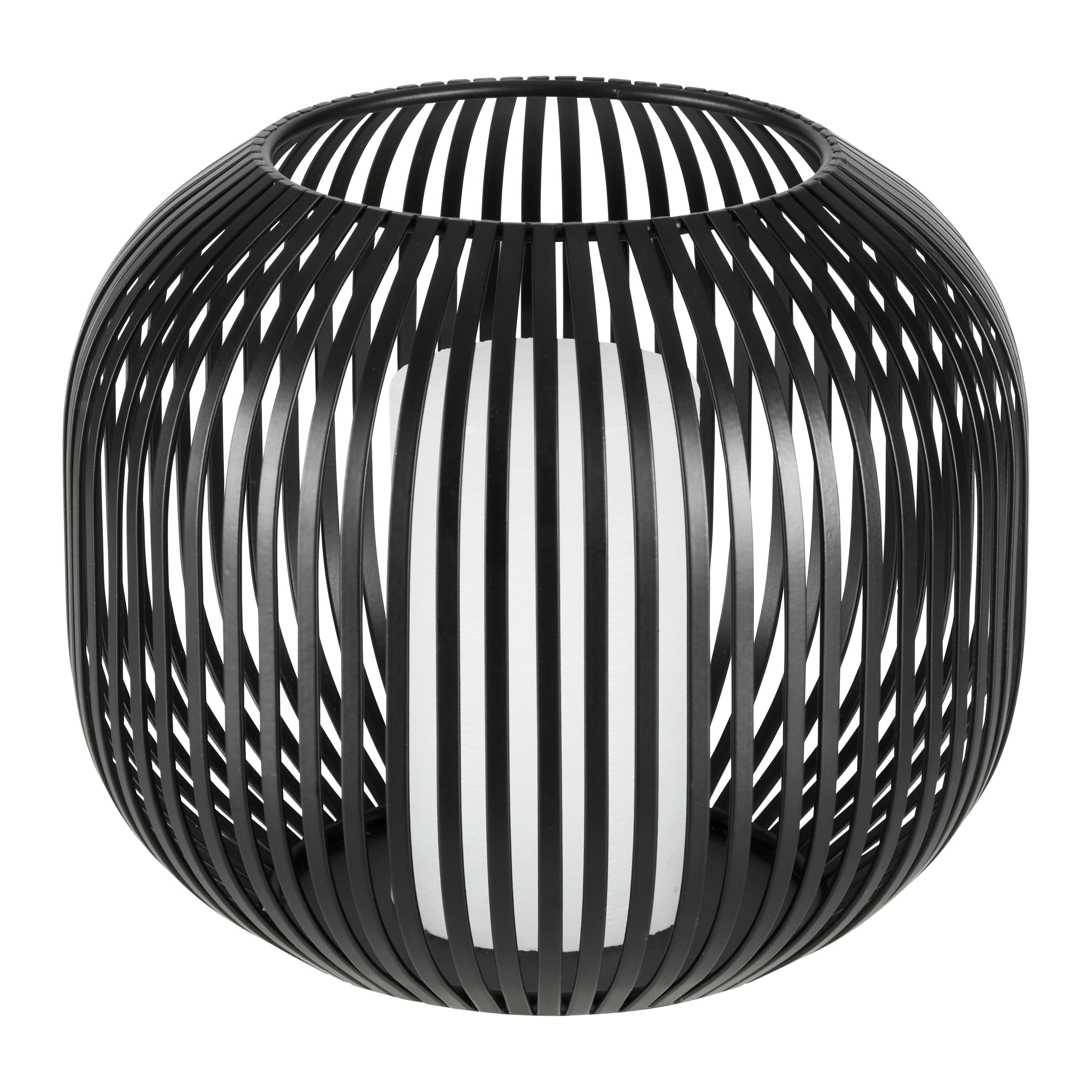 Lucerna Jola,P/V:21/17,5cm, černá - černá, kov (21/17,5cm) - Premium Living