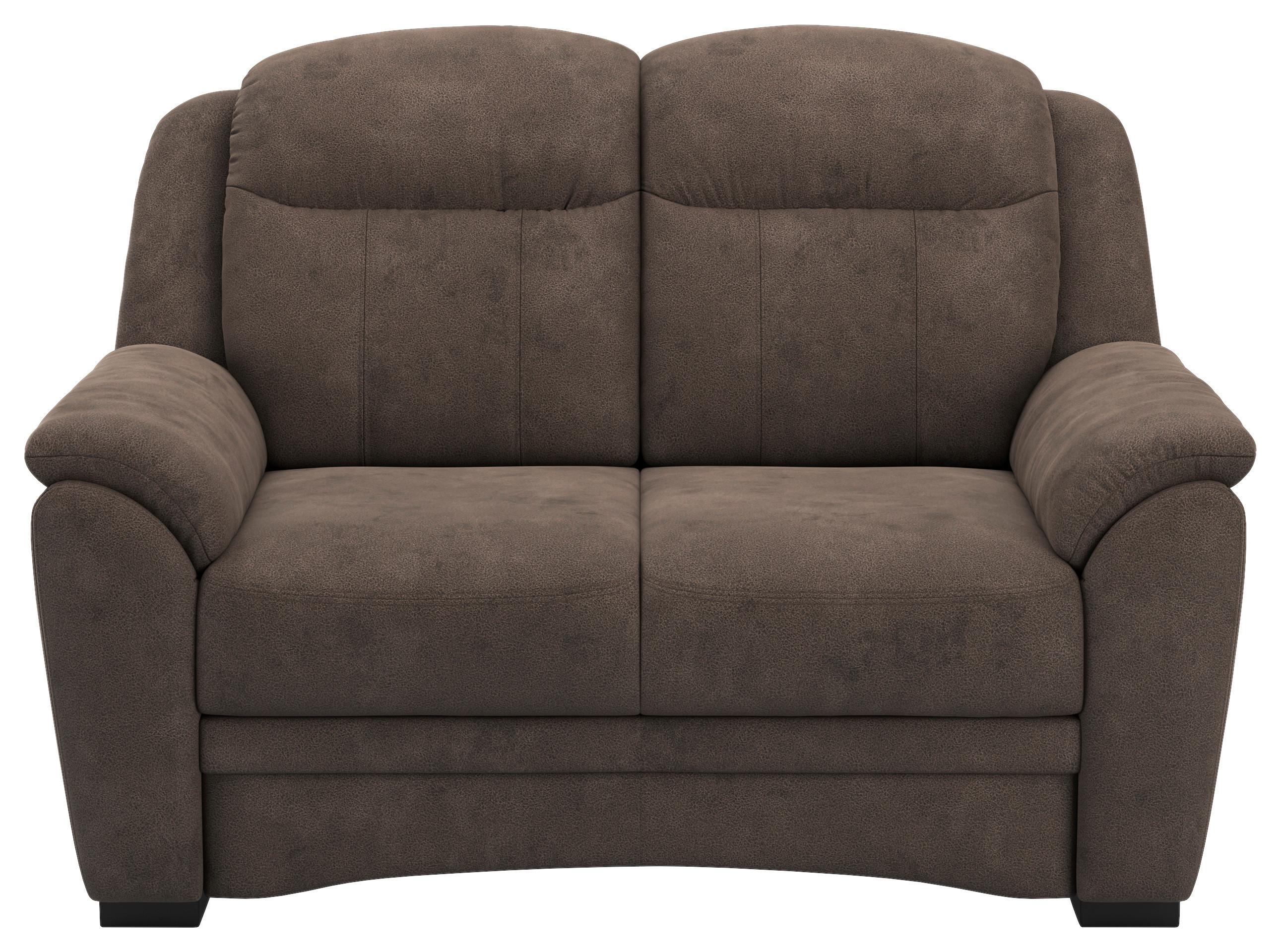 DVOJMIESTNA POHOVKA BRUNO 2 V1 - sivohnedá/čierna, Konventionell, textil/plast (142/99/99cm)