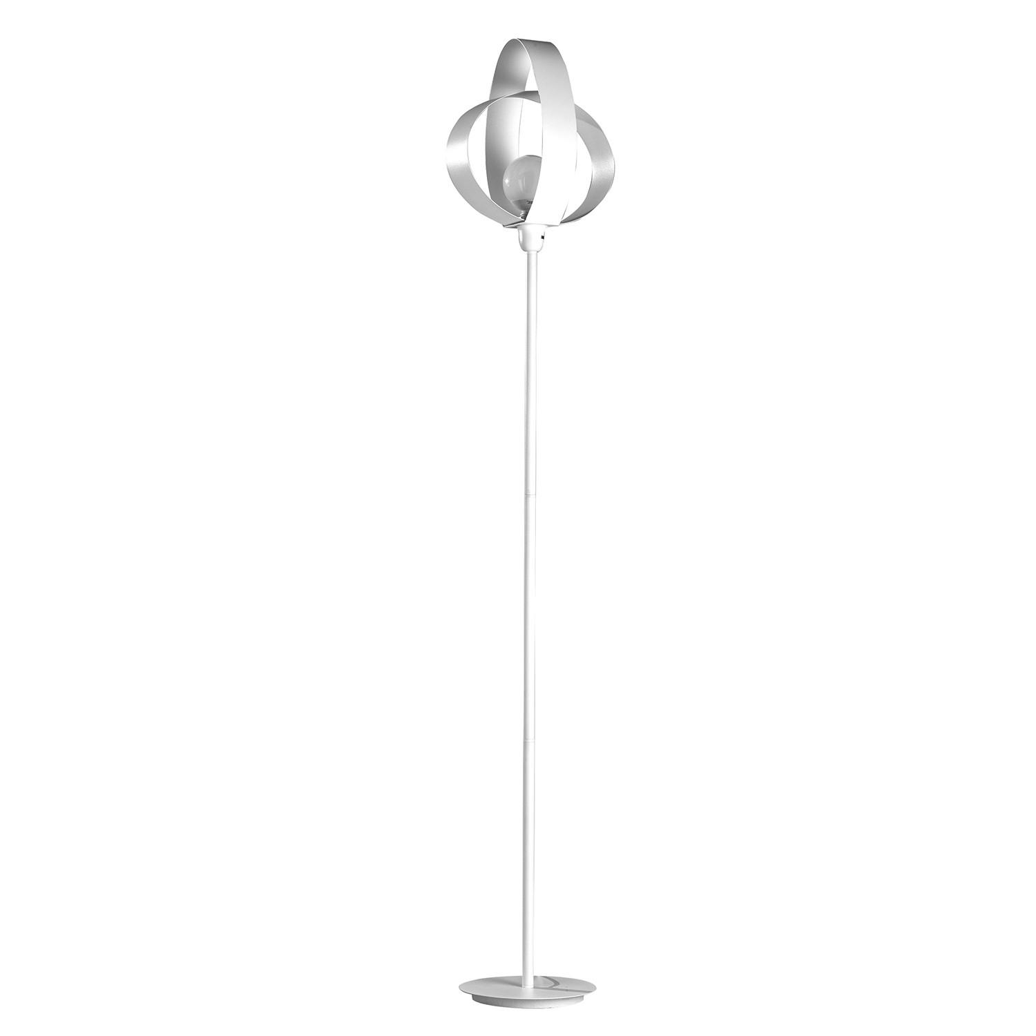 Stehleuchte 4735/Pt - Weiß, Design, Metall (30/160cm)