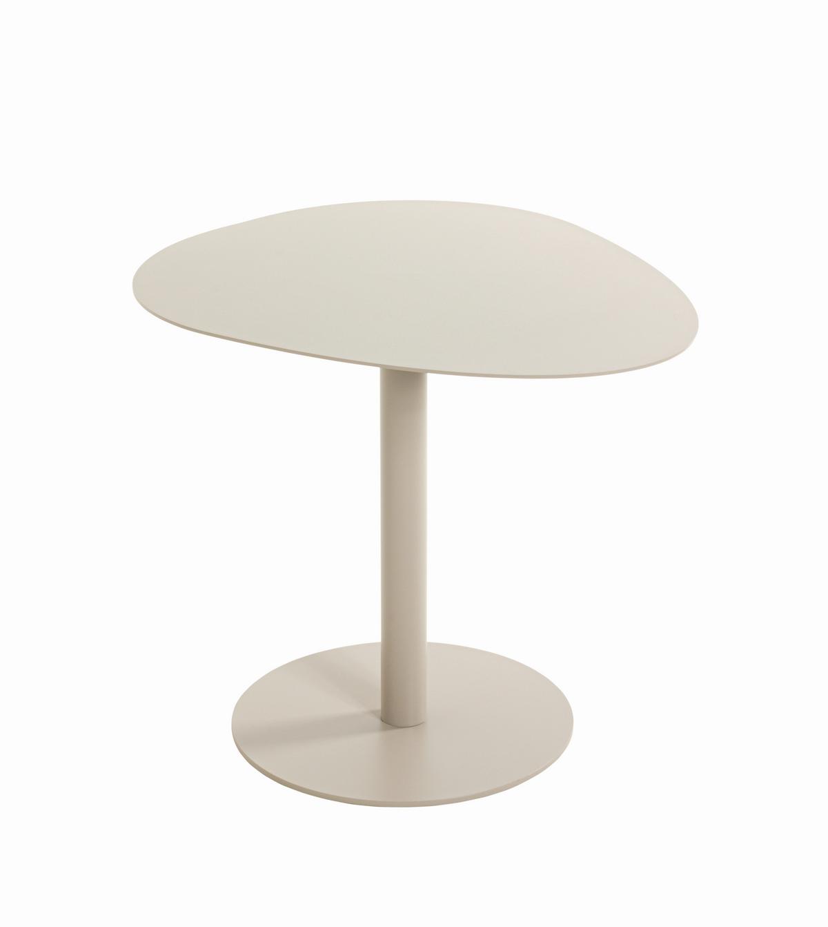 Odkládací stolek Enno 5, kašmírová - kašmírová, Trend, kov (51/42/41cm)