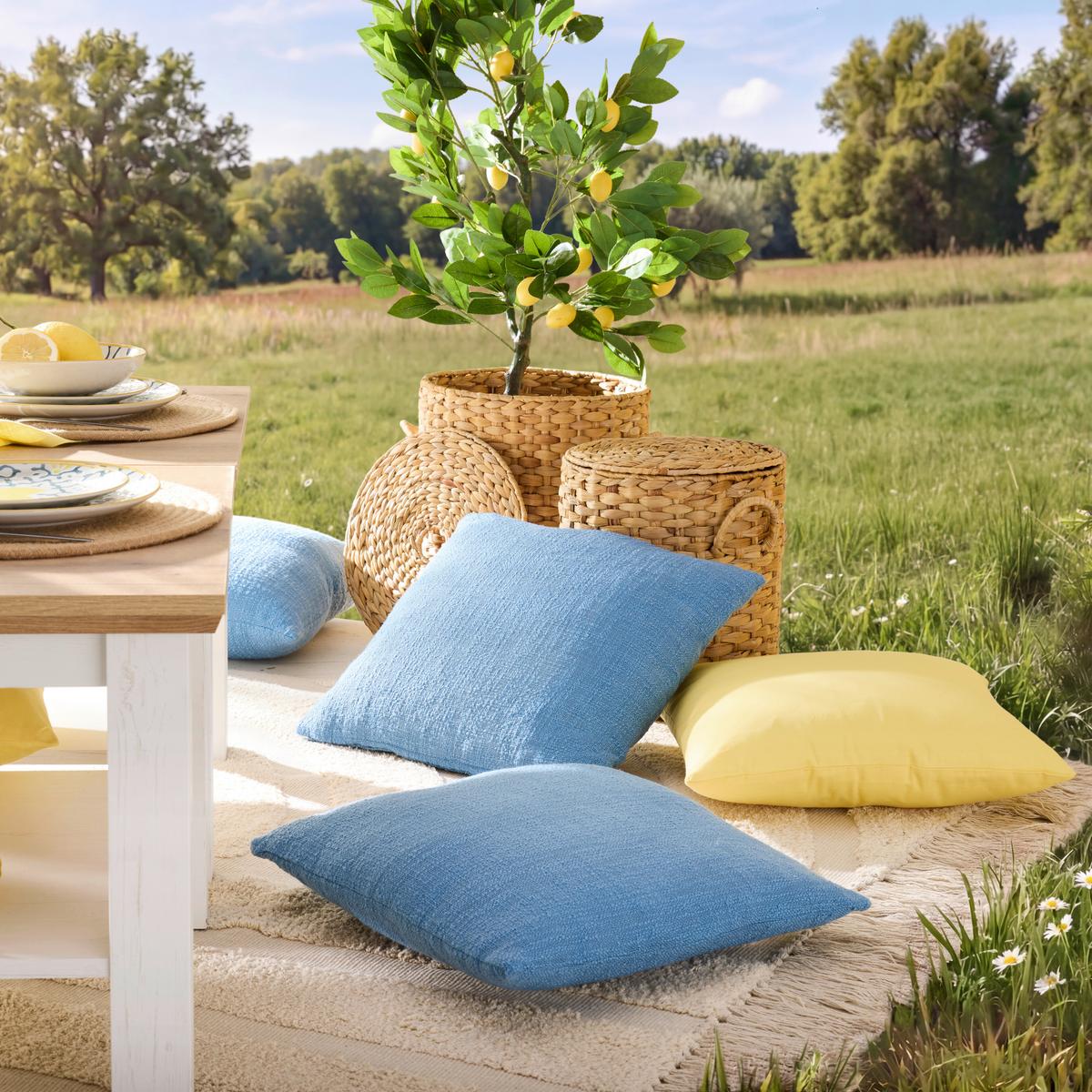 DEKORAČNÍ POLŠTÁŘ POPPY - žlutá, Konvenční, textil (45/45cm) - Mömax