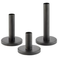 Gyertyatartó Szett Malko 3-Részes - fekete, Basics, fém