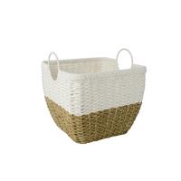 Korb Eleonora - L - Naturfarben/Weiß, Basics, Naturmaterialien/Papier (36/30-36cm) - James Wood