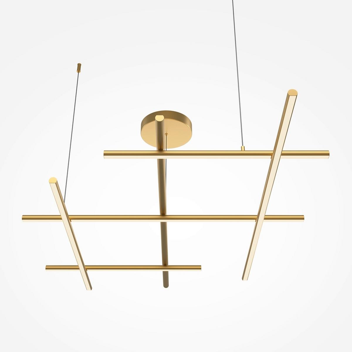 Pendelleuchte Radiance - Goldfarben, MODERN, Metall (115,6/80/112cm) - MAYTONI