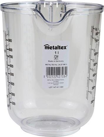 Mérőpohár 1 Liter - műanyag (12.4/15.4/19.1cm)