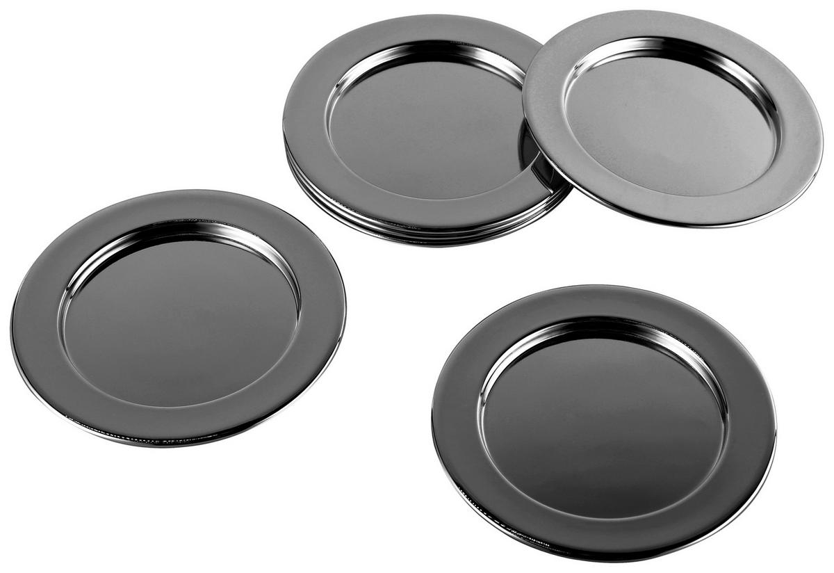 PODLOŽKA ECHTWERK GLASUNTERSETZER-SET - čierna, Design, kov (10,9cm) - Echtwerk