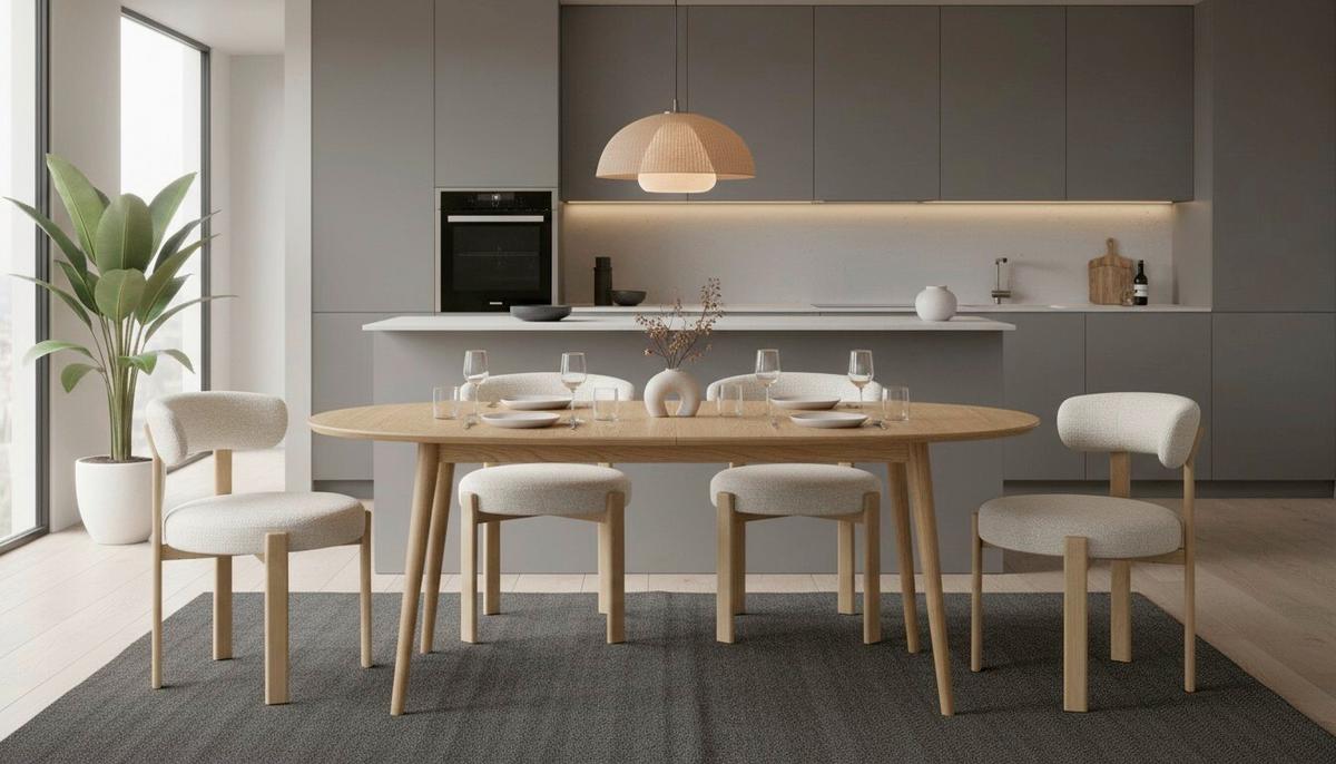 Stuhl Nantes Beige B: 55 cm - Eichefarben/Beige, MODERN, Textil/Metall (55/75/56,5cm) - Livetastic