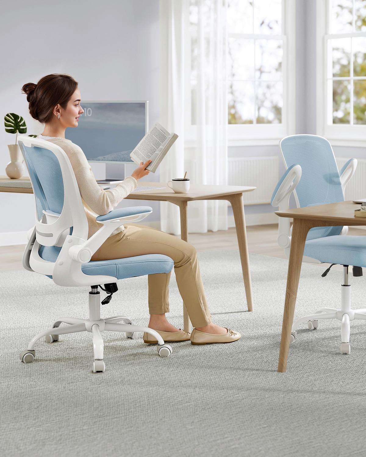 DREHSTUHL Pastellblau B: 64cm - Blau/Pastellblau, Basics, Textil/Metall (64/99/64cm)