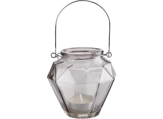 Lucerna Georgina - růžová/hnědá, Moderní, kov/sklo (10,5/9,7cm) - Mömax modern living Lucerna Georgina - růžová/hnědá, Moderní, kov/sklo (10,5/9,7cm) - Mömax modern living