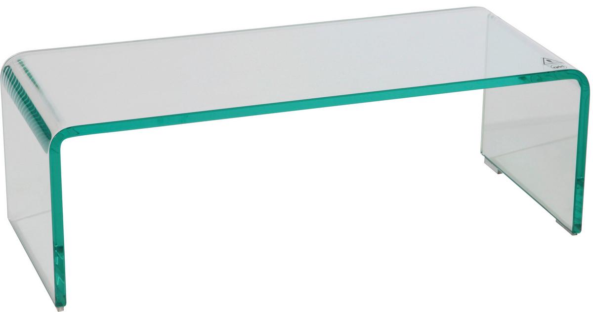 TV NADSTAVEC HAGEN - číra, Modern, sklo (60/20/25cm)