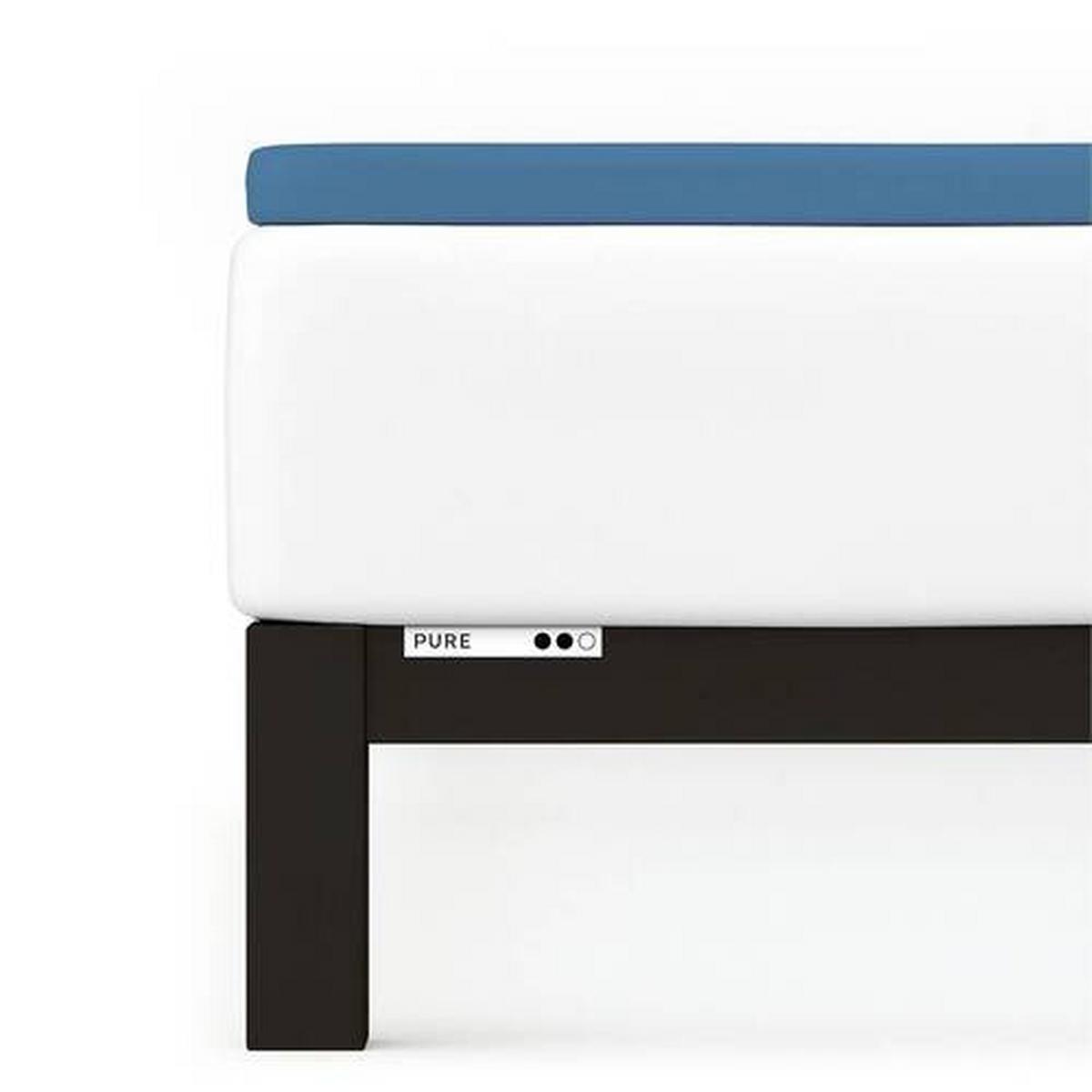 Topper-spannleintuch Pure Topper - Blau, Basics, Textil (180-200/200-220cm) - Schlafgut