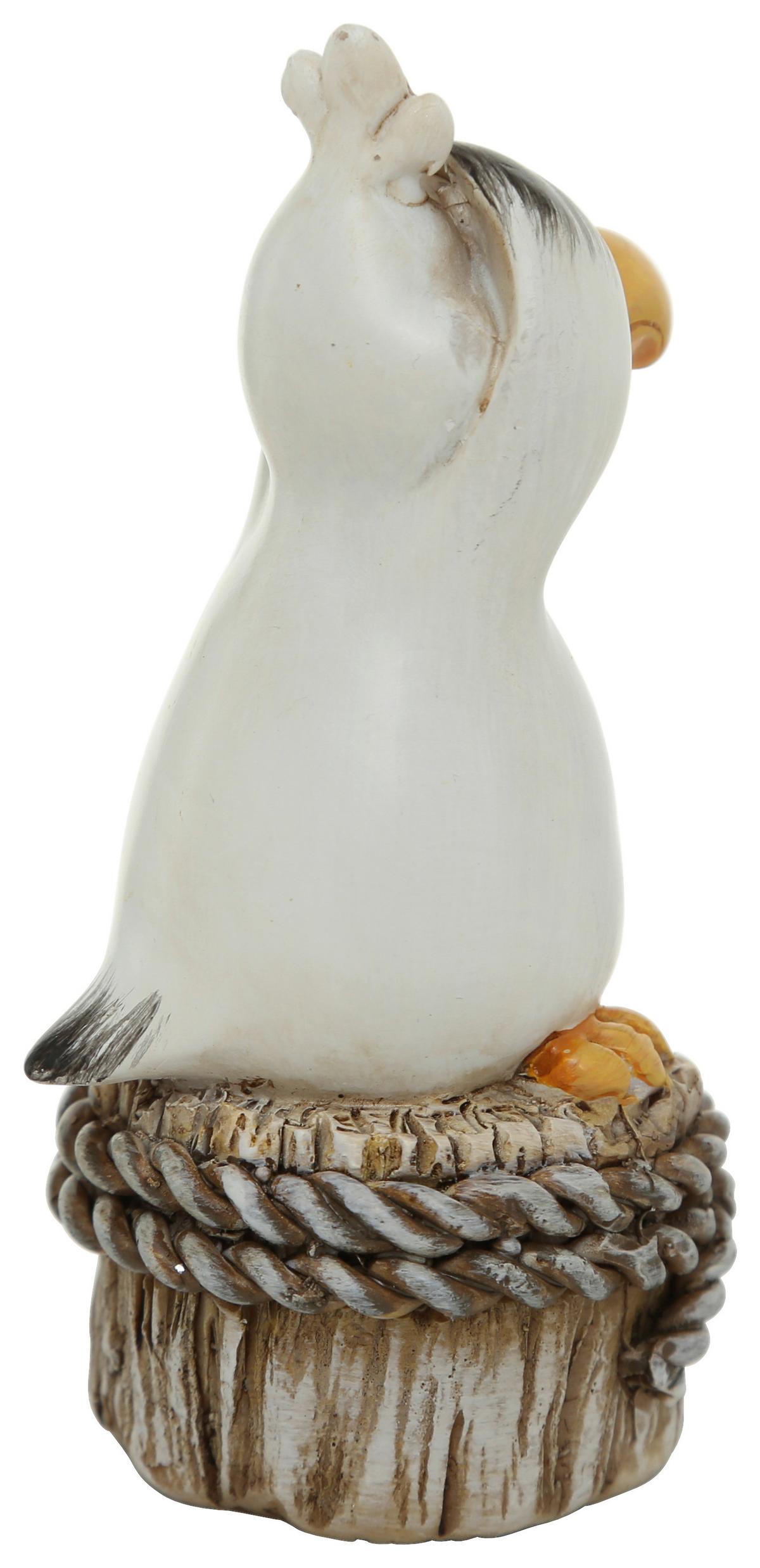 Dekofigur Vogel H: 10 cm Aus Polyresin für Indoor - Basics, Kunststoff (4/4/10cm)