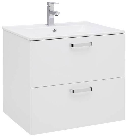 Waschbecken mit Unterschrank B: 61 cm Weiß