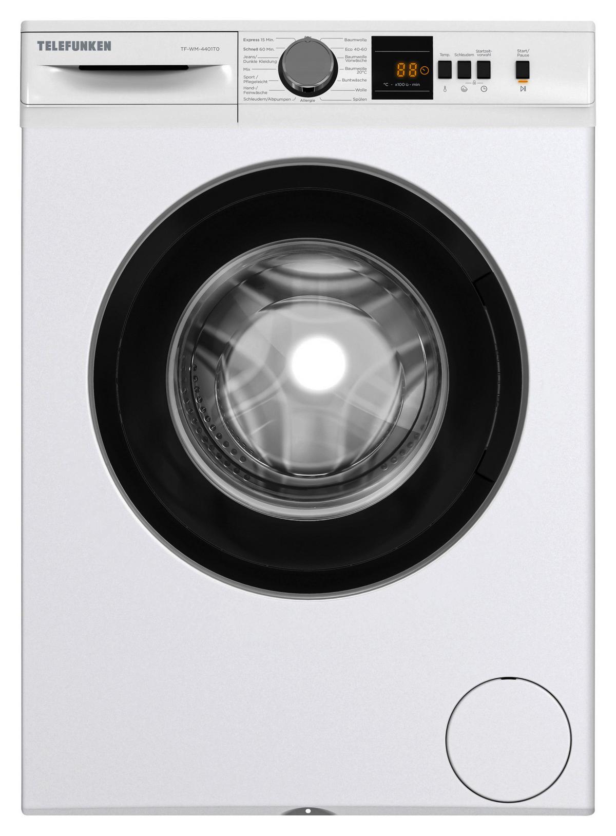 Waschmaschine Tfa-Wm-4401t0 - Weiß, Basics (60/85/49cm) - Telefunken