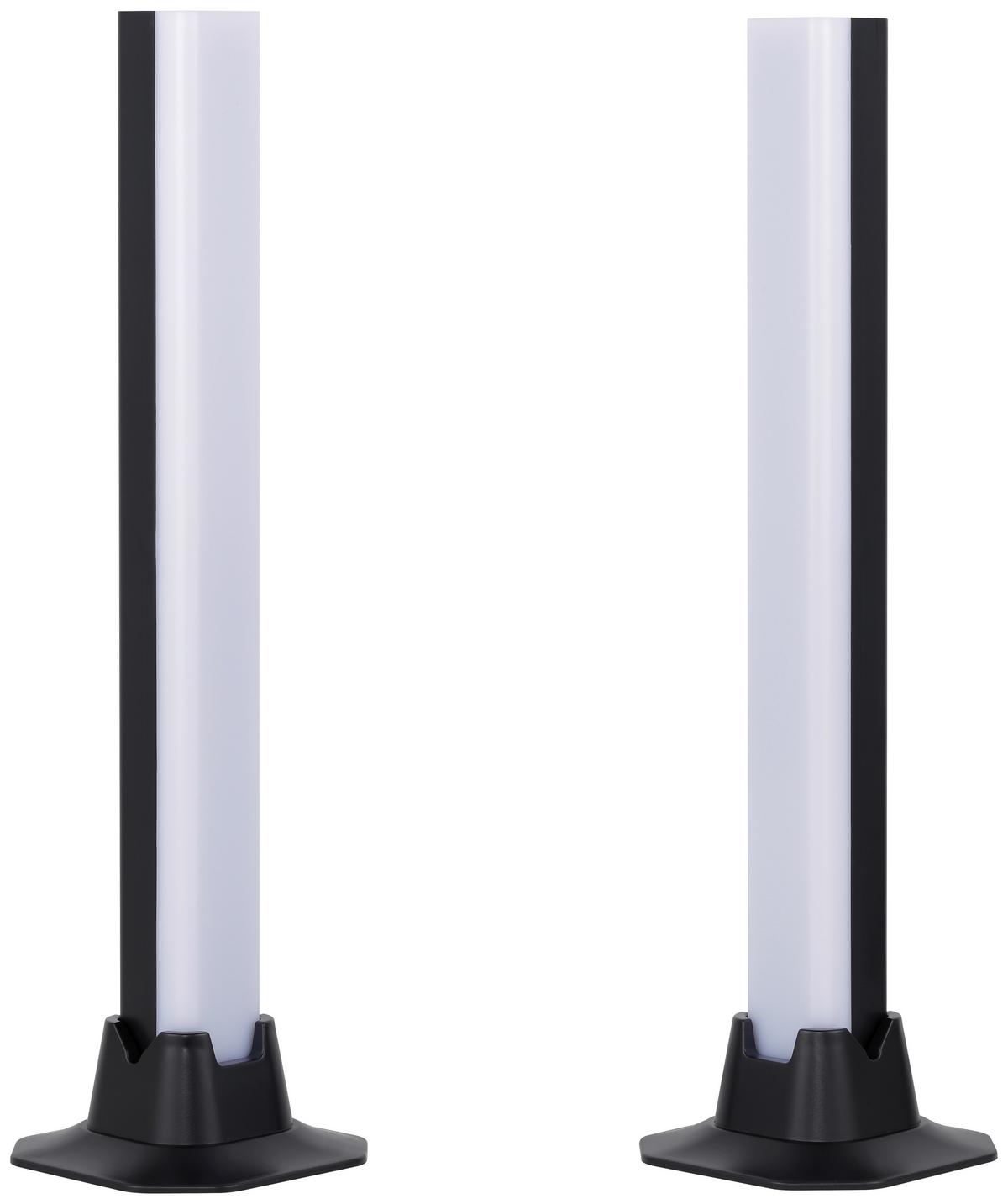 STOLNÍ LED LAMPA RIZI - černá, Moderní, plast (9/3/32cm) - Mömax