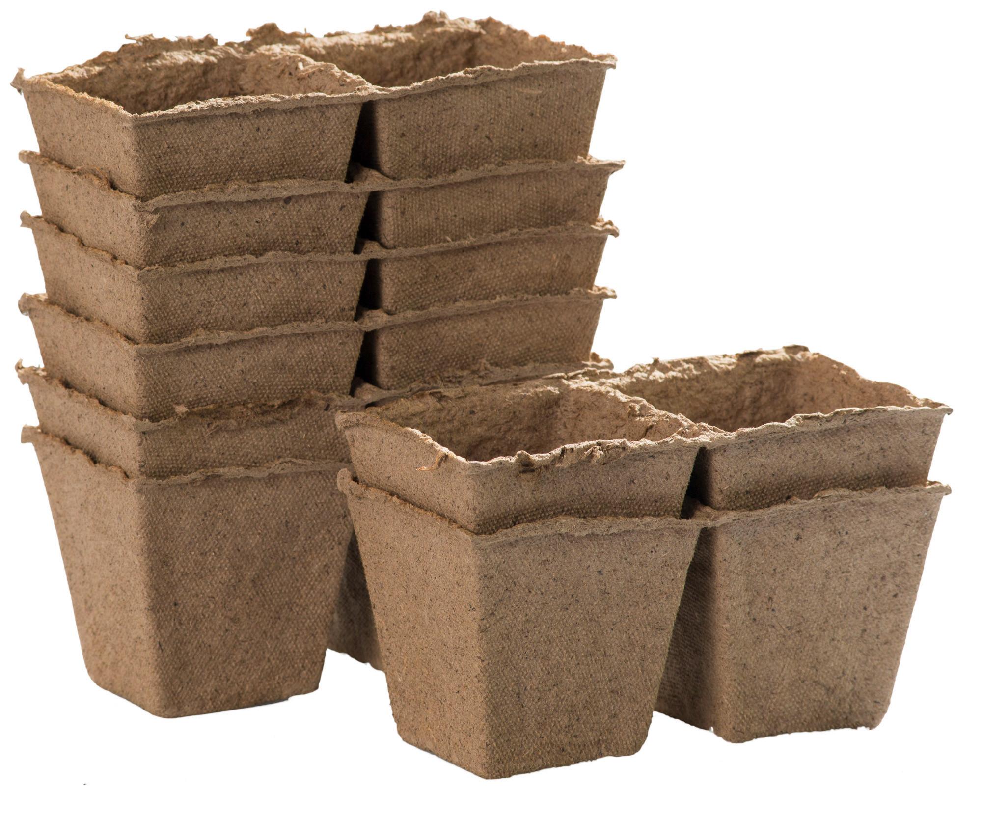 Anzuchttopf 07747 Anzucht-Toepfe 6cm - Braun, MODERN, Papier (18/10,2/12cm) - Windhager