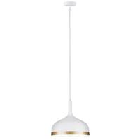 LED-Hängeleuchte Neordic Embla 1-Flammig dimmbar - Goldfarben/Weiß, Design, Metall (15/110cm) - Paulmann