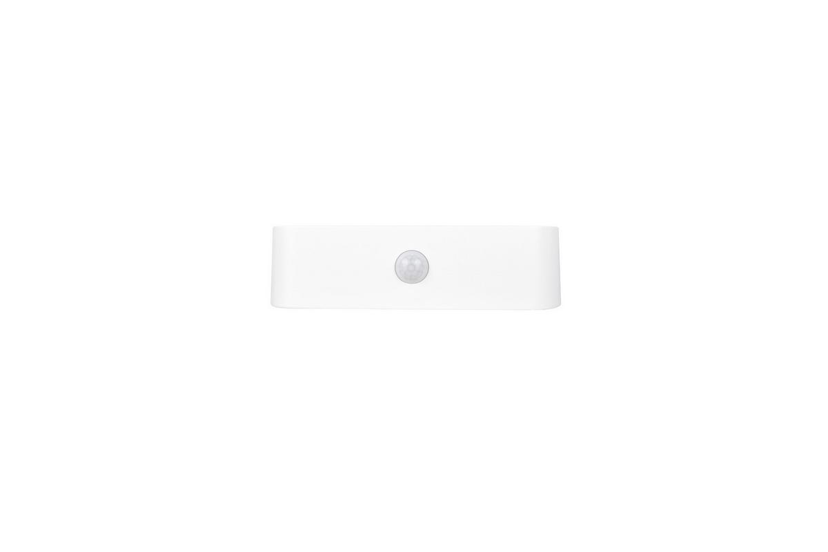 Außenwandleuchte Bilbao Weiß B: 6 cm - Weiß, Design, Kunststoff (21,5/6/15,5cm)