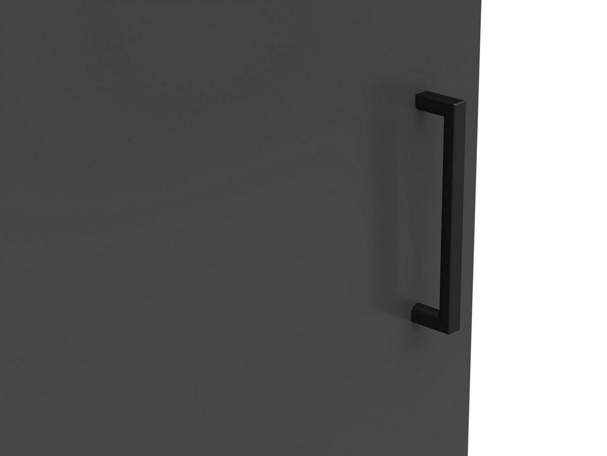 Komoda MULTISTAURAUM š: 45 cm - čierna/grafitová, Modern, kompozitné drevo/plast (45/83/40cm)