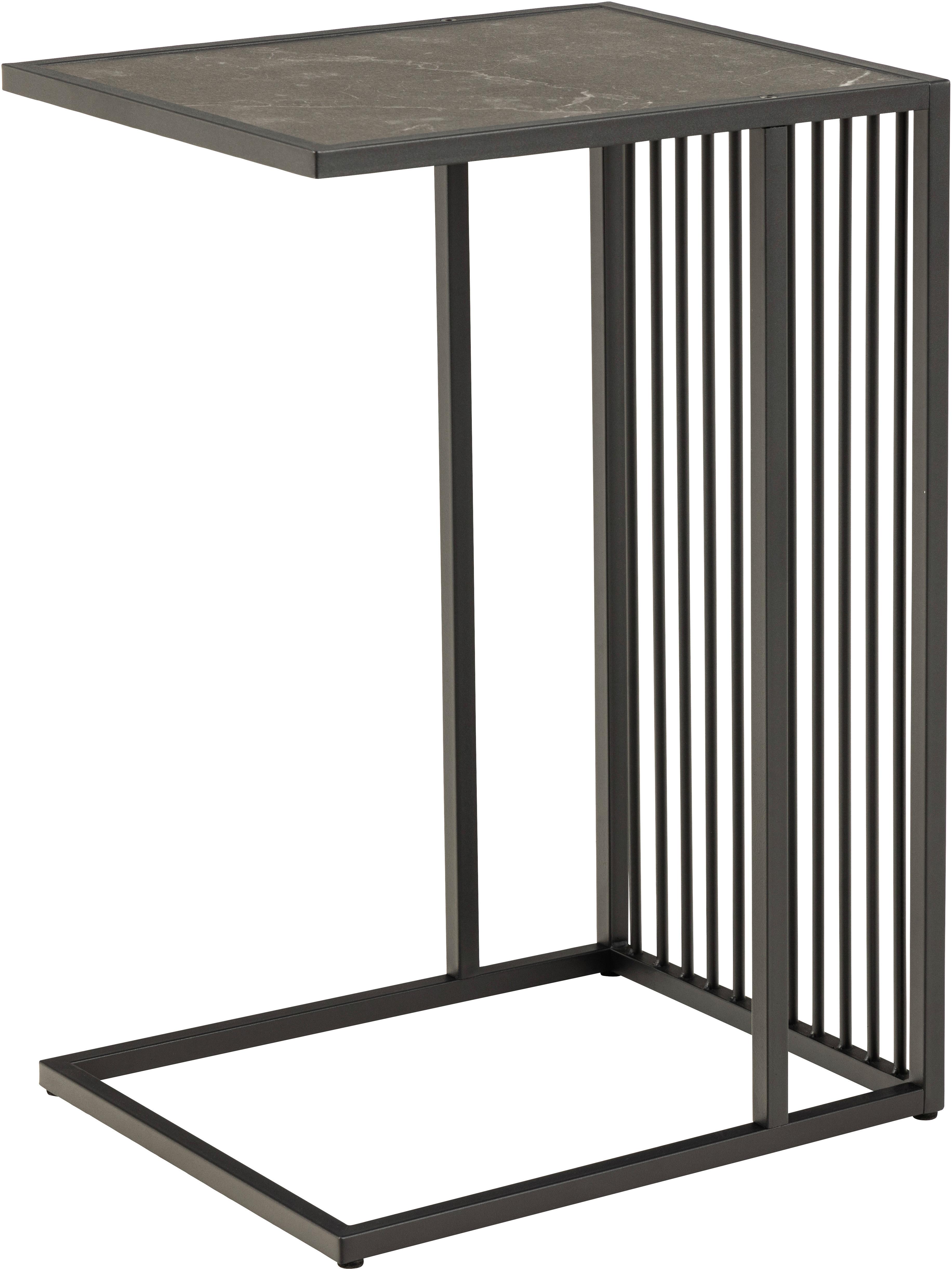 Beistelltisch Strington Schwarz - Schwarz, Design, Holzwerkstoff/Kunststoff (35/63/43cm) - MID.YOU