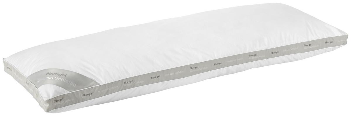 POLŠTÁŘ PRO SPANÍ NA BOKU Wellnes, 40/120 cm - bílá, textil (40/120cm) - Nadana