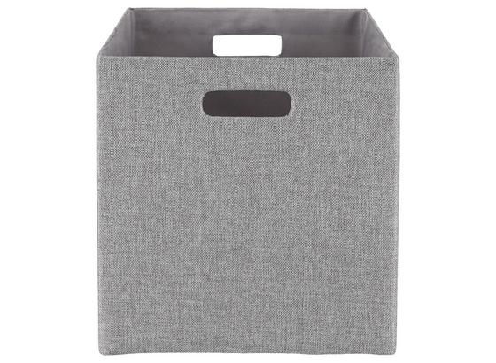 Skladací Box Bobby - sivá, Moderný, plast/papier (33/33/32cm) - Mömax modern living Skladací Box Bobby - sivá, Moderný, plast/papier (33/33/32cm) - Mömax modern living