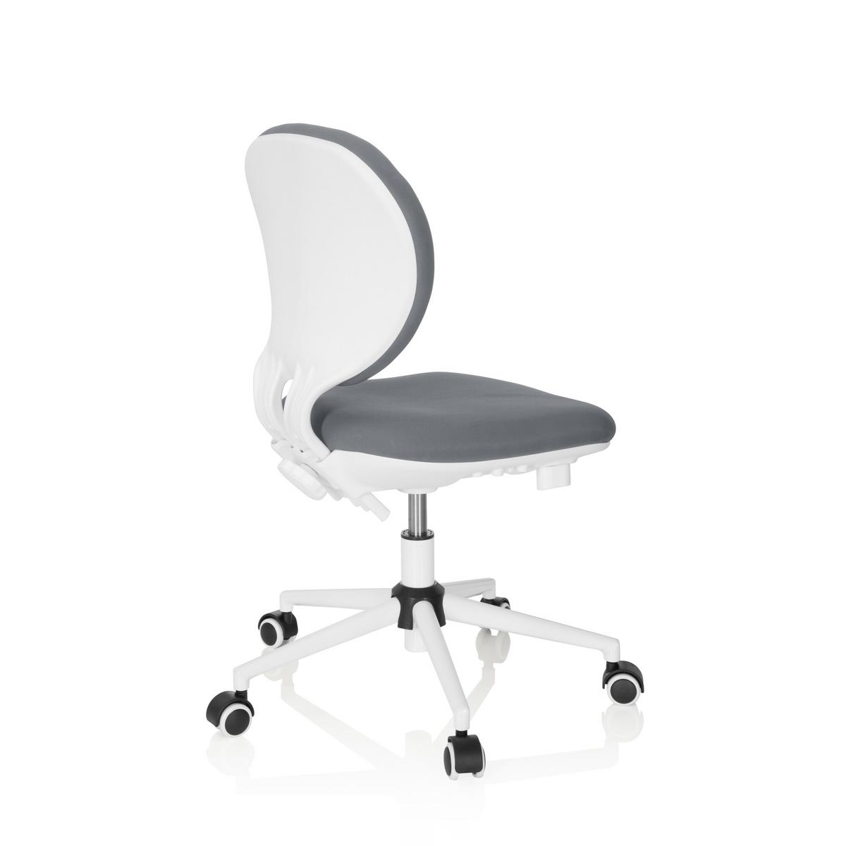 Jugenddrehstuhl Kid Vivo Stoff Grau - Grau, Basics, Kunststoff (43/82-95/56cm) - MID.YOU