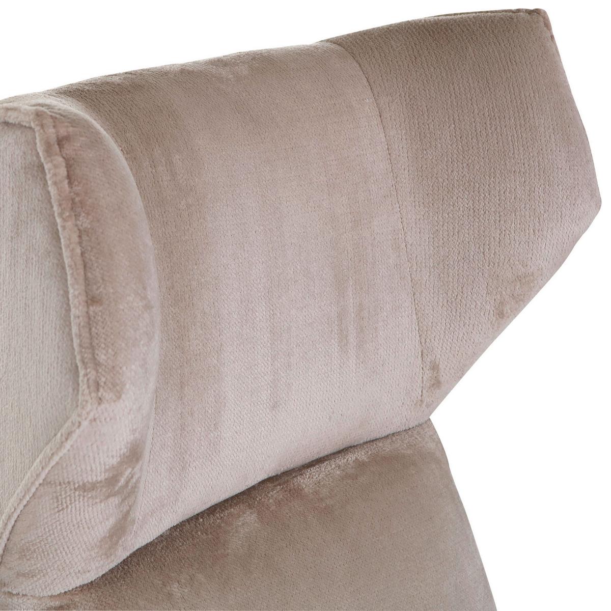 Ohrensessel Lorris - Beige/Schwarz, KONVENTIONELL, Textil (83/110/92cm) - MID.YOU