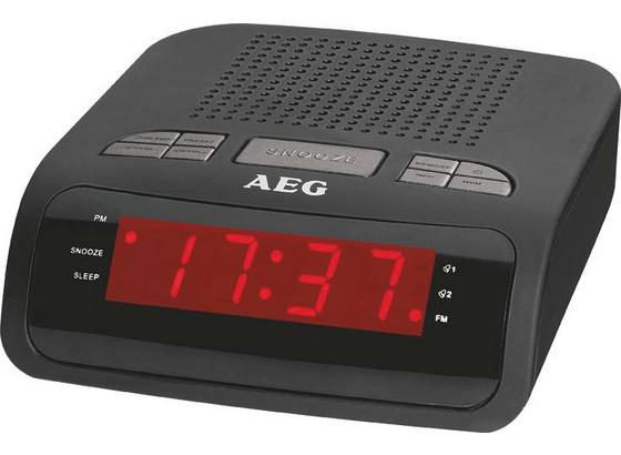 Uhrenradio Mrc 4142 - Schwarz, KONVENTIONELL, Kunststoff (15,5/11,7/7,3cm) - AEG Uhrenradio Mrc 4142 - Schwarz, KONVENTIONELL, Kunststoff (15,5/11,7/7,3cm) - AEG