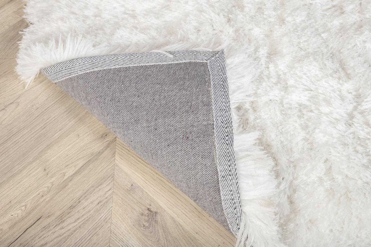 Hochflorteppich Weiß Grace 400x300 cm - Weiß, LIFESTYLE, Textil (400/300cm) - P & B
