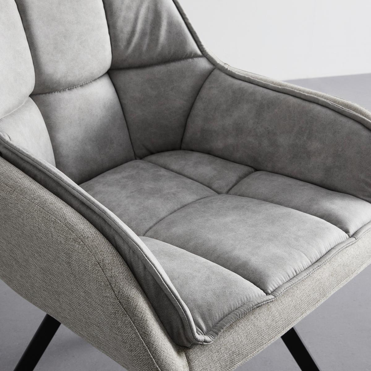 Židle s podroučkami BILLY béžová - otočná - černá/béžová, Moderní, kov/dřevo (62/85/62cm) - P & B