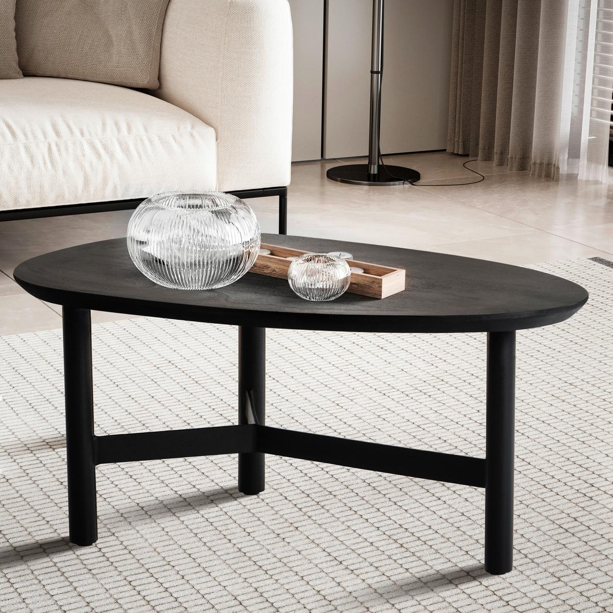 Konferenčný stolík čierna - čierna, Design (86/37/50cm) - MID.YOU