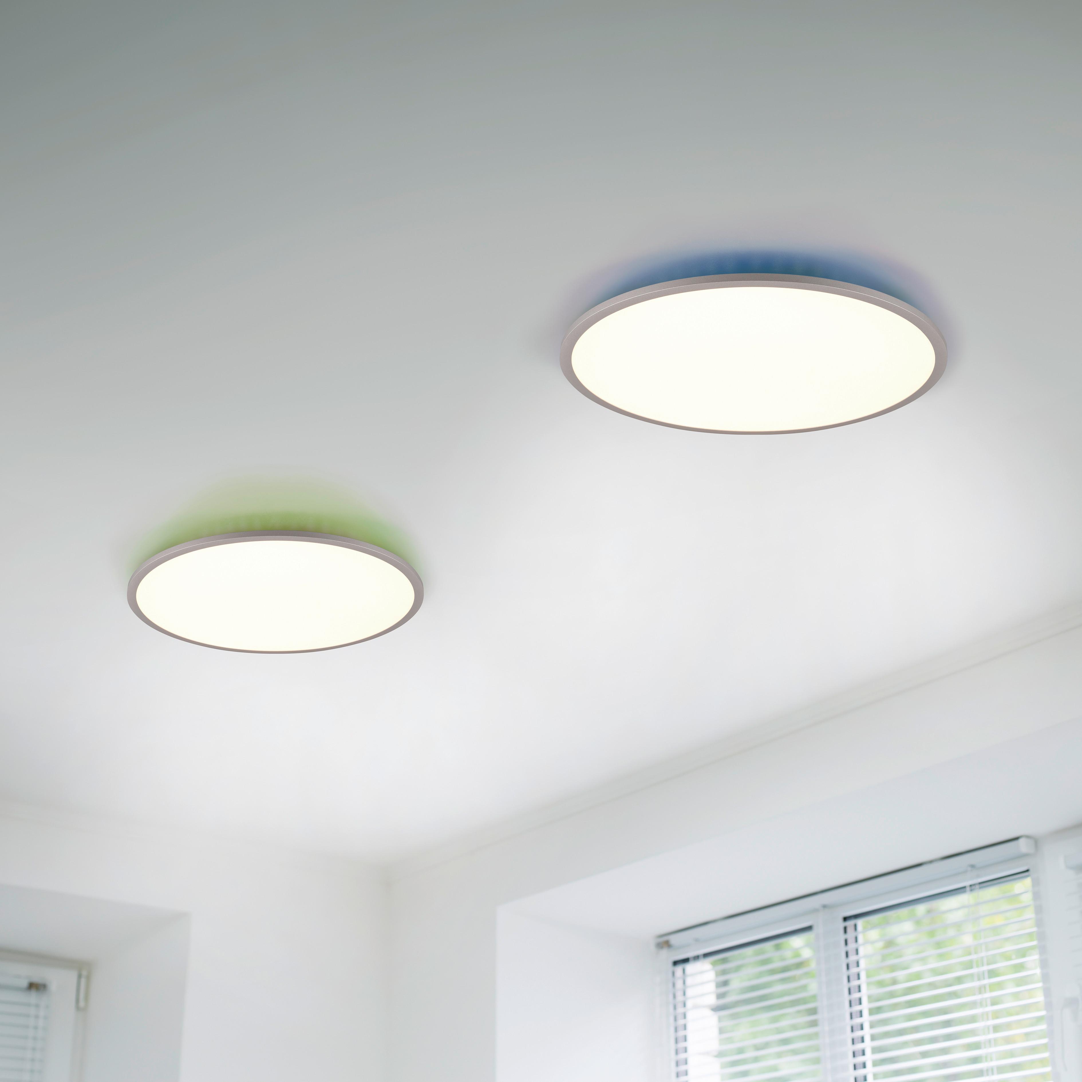 LED-Deckenleuchte 641710287 Yuma - Titanfarben, Basics, Metall (40/5cm) - Trio Leuchten