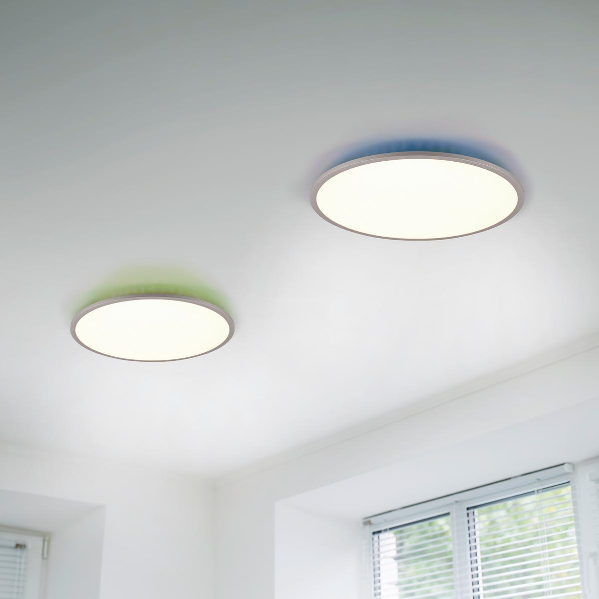 Led-deckenleuchte 641710287 Yuma - Titanfarben, Basics, Metall (40/5cm) - Trio Leuchten
