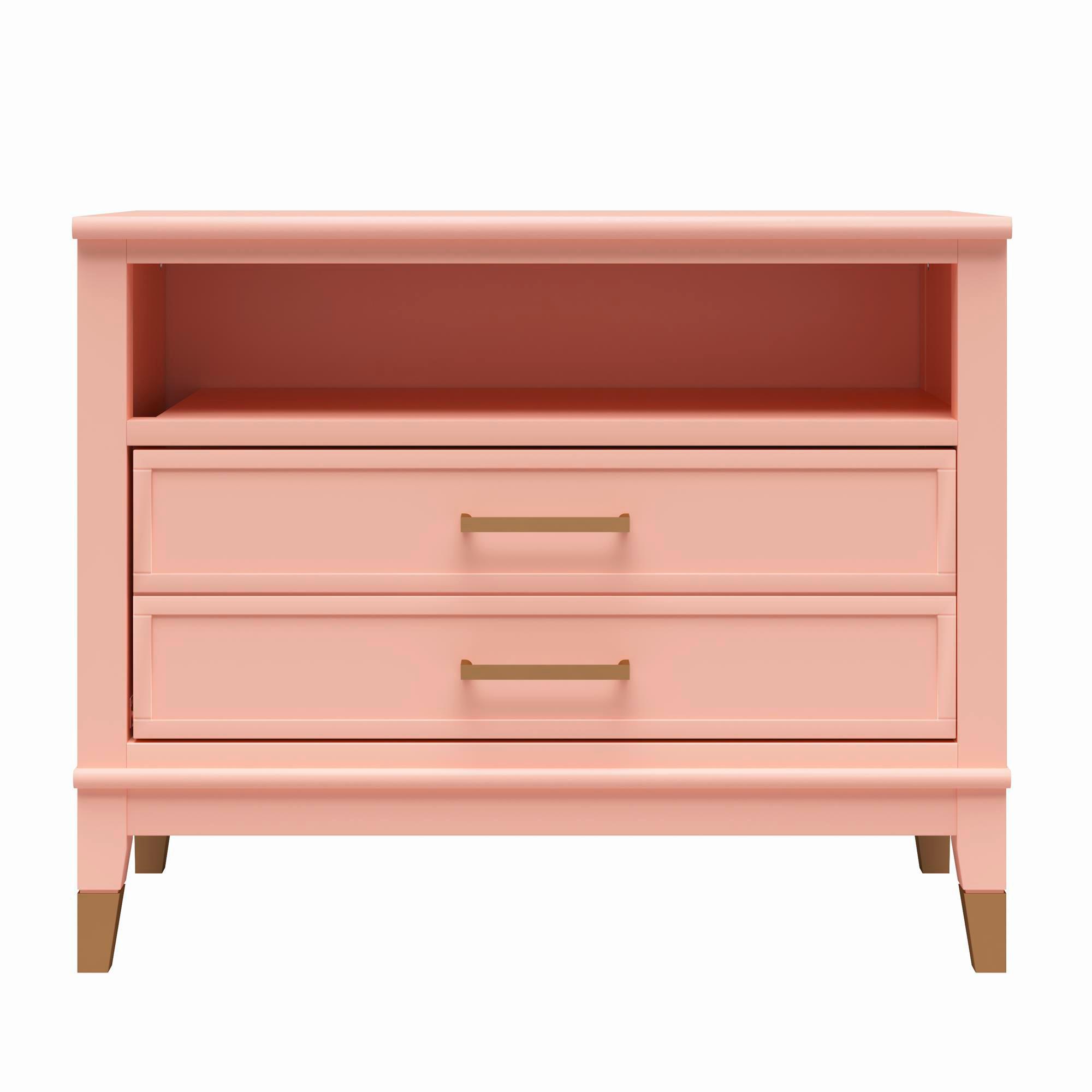 Nachttisch Westerleigh Hellrosa B: 76 Cm - Hellrosa, Design, Holzwerkstoff (76/61/40cm) - MID.YOU