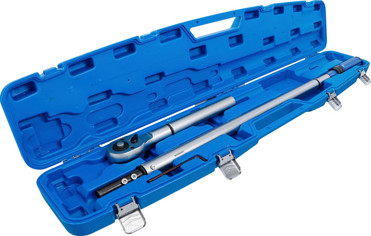 Drehmomentschlüssel Abtrieb Blau/Silberfarben B: 5,8 cm - Blau/Silberfarben, Basics (5,8/123,5cm)