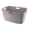 koš na prádlo 46 L - šedá, Basics, plast (39,7/27,4/59,4cm) - Curver
