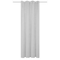 Ösenvorhang Softy - Grau, Basics, Textil (140/160cm)