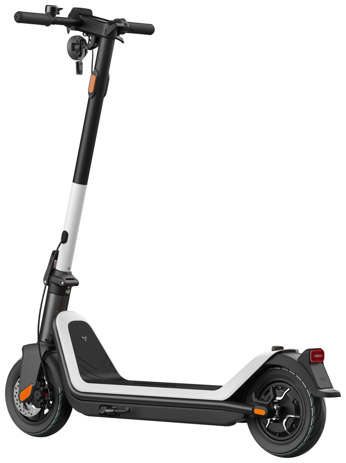 E-scooter Klappbar Niu Kqi3 Sport + Digitaler Tachoanzeige - Weiß, KONVENTIONELL, Metall (117,3/17/120,2cm) - NIU