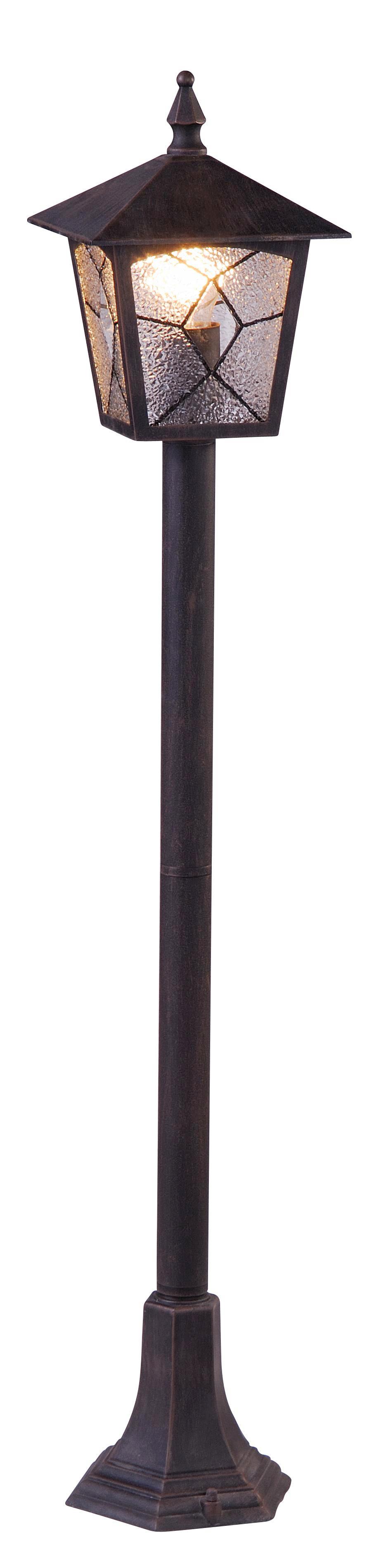 Kültéri Lámpa 3128 - Fekete, Műanyag/Fém (18,5/18,5/97cm)