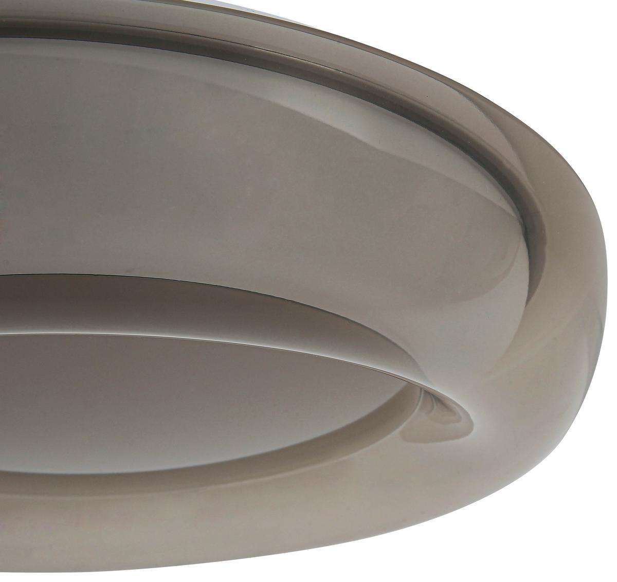 LED-Deckenleuchte Lejla Ø 50 cm - Transparent/Weiß, MODERN, Kunststoff/Metall (38/10cm) - Luca Bessoni