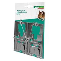 Mausefalle 05436 Mausefalle Metall, - Anthrazit, Basics, Metall (13/3/19cm) - Windhager